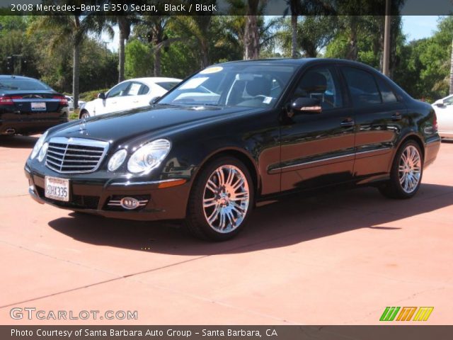2008 Mercedes-Benz E 350 Sedan in Black