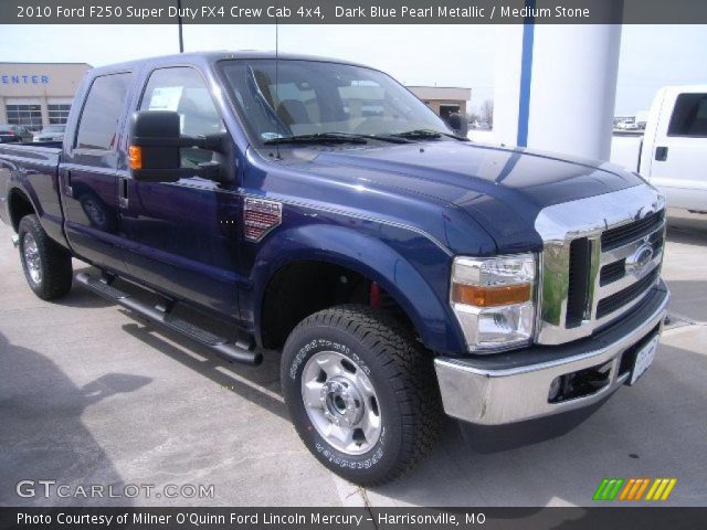 2010 Ford F250 Super Duty FX4 Crew Cab 4x4 in Dark Blue Pearl Metallic