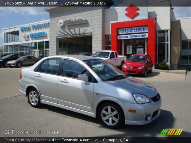 2006 Suzuki Aerio AWD Sedan in Silky Silver Metallic