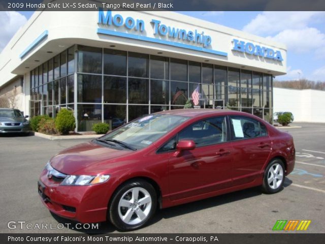 2009 Honda Civic LX-S Sedan in Tango Red Pearl