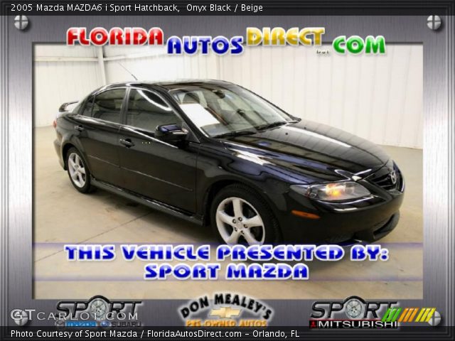 2005 Mazda MAZDA6 i Sport Hatchback in Onyx Black