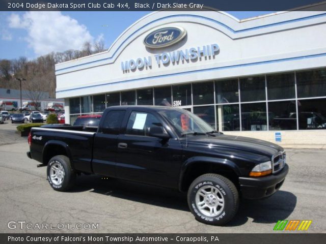 2004 Dodge Dakota Sport Club Cab 4x4 in Black