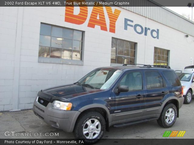 2002 Ford Escape XLT V6 4WD in True Blue Metallic