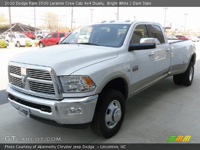 2010 Dodge Ram 3500 Laramie Crew Cab 4x4 Dually in Bright White