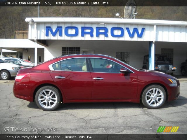 2009 Nissan Maxima 3.5 S in Tuscan Sun Metallic