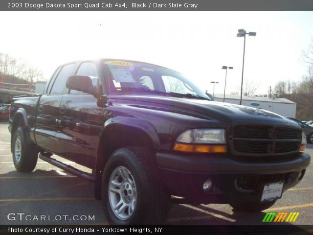 2003 Dodge Dakota Sport Quad Cab 4x4 in Black