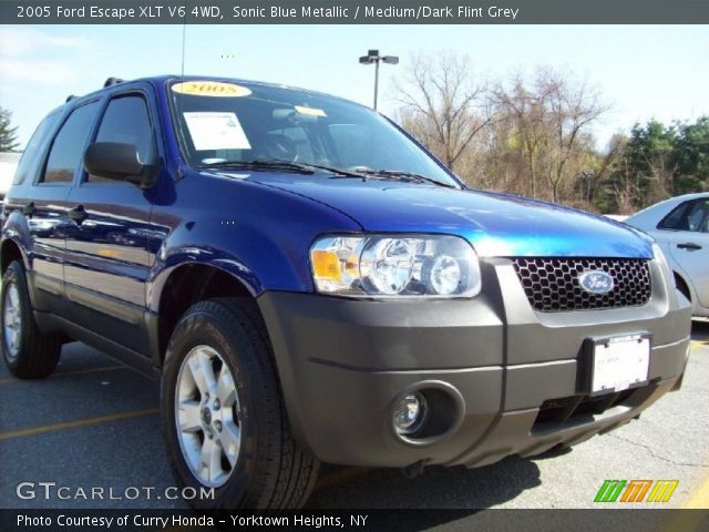 2005 Ford Escape XLT V6 4WD in Sonic Blue Metallic