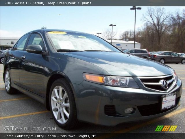 2007 Acura TSX Sedan in Deep Green Pearl