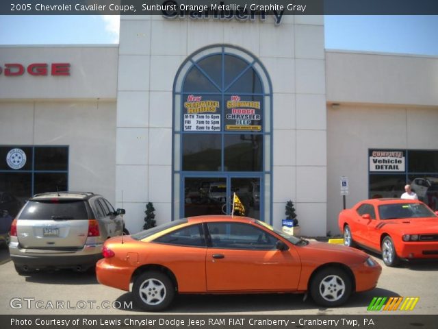 2005 Chevrolet Cavalier Coupe in Sunburst Orange Metallic