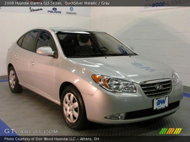 2008 Hyundai Elantra GLS Sedan in QuickSilver Metallic