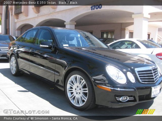 2007 Mercedes-Benz E 350 Sedan in Black