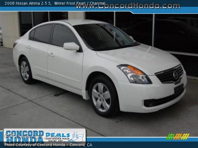 2008 Nissan Altima 2.5 S in Winter Frost Pearl