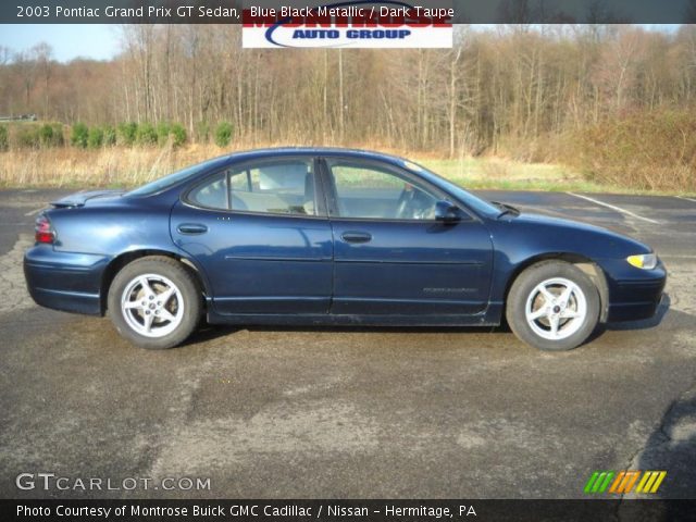 2003 Pontiac Grand Prix GT Sedan in Blue Black Metallic