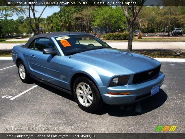 2007 Ford Mustang V6 Deluxe Convertible in Vista Blue Metallic