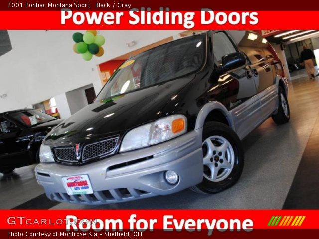 2001 Pontiac Montana Sport in Black