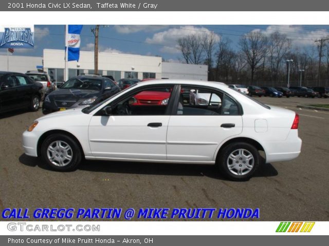 2001 Honda Civic LX Sedan in Taffeta White