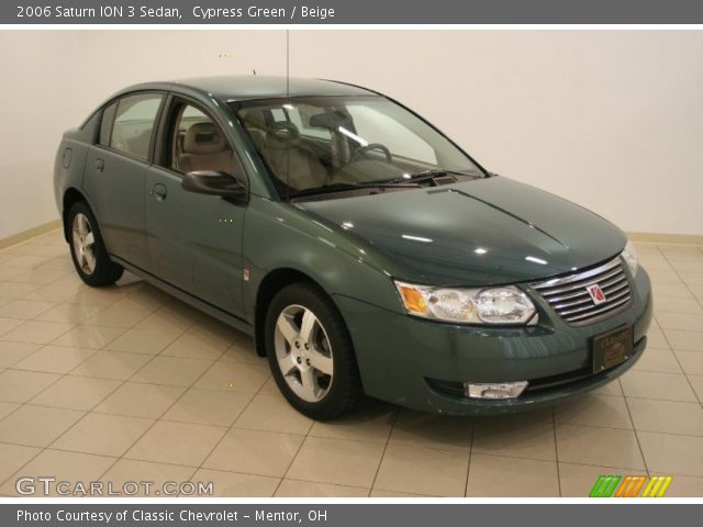 2006 Saturn ION 3 Sedan in Cypress Green