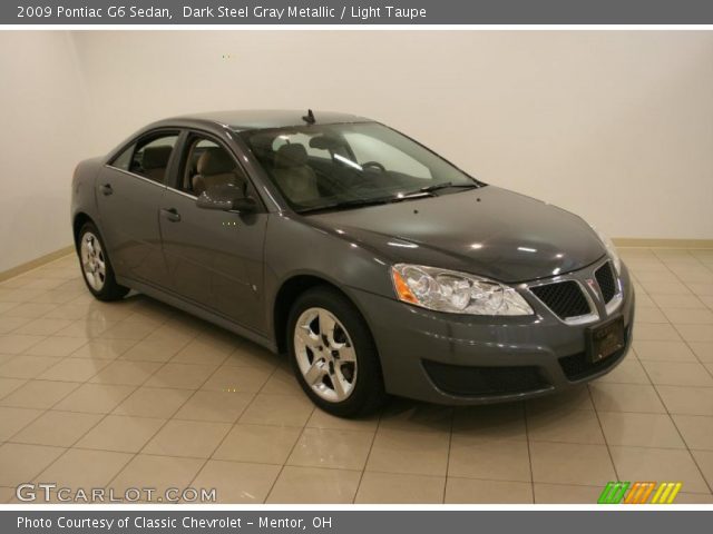 2009 Pontiac G6 Sedan in Dark Steel Gray Metallic