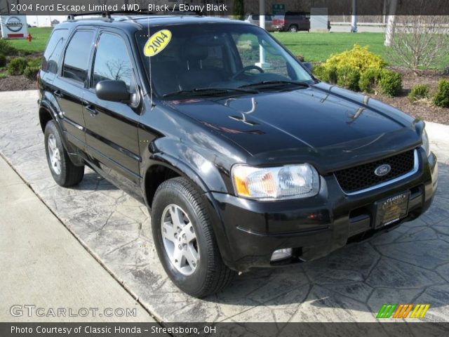 2004 Ford Escape Limited 4WD in Black