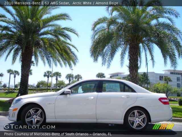 2010 Mercedes-Benz E 63 AMG Sedan in Arctic White