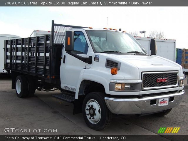 2009 GMC C Series Topkick C5500 Regular Cab Chassis in Summit White