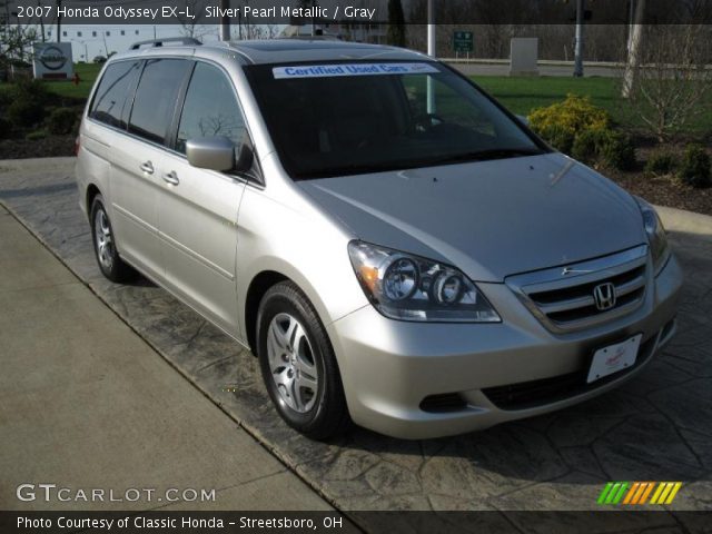 2007 Honda Odyssey EX-L in Silver Pearl Metallic
