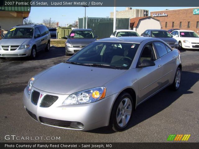 2007 Pontiac G6 Sedan in Liquid Silver Metallic