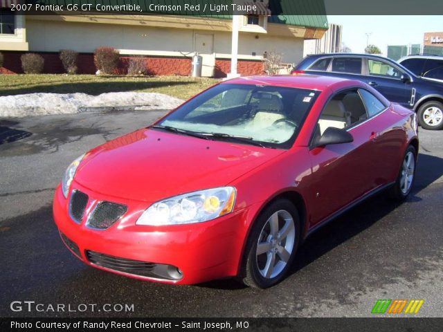 2007 Pontiac G6 GT Convertible in Crimson Red