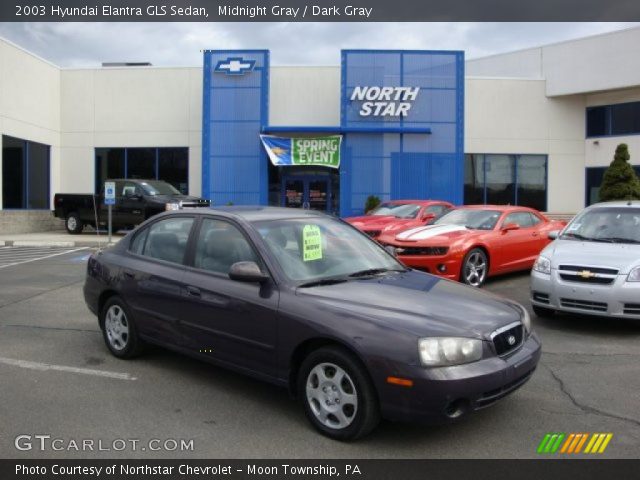 2003 Hyundai Elantra GLS Sedan in Midnight Gray
