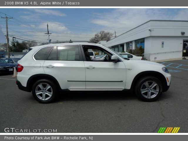 2008 BMW X5 4.8i in Alpine White