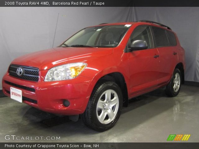2008 Toyota RAV4 4WD in Barcelona Red Pearl