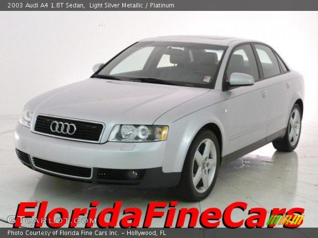 2003 Audi A4 1.8T Sedan in Light Silver Metallic