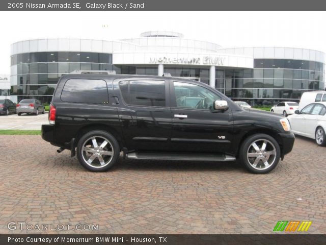 2005 Nissan Armada SE in Galaxy Black