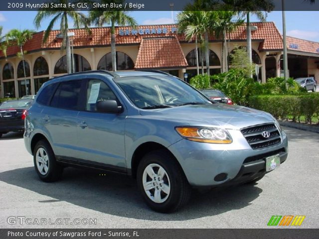 2009 Hyundai Santa Fe GLS in Silver Blue