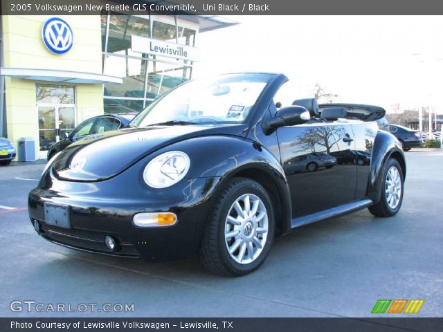 2005 Volkswagen New Beetle GLS Convertible in Uni Black