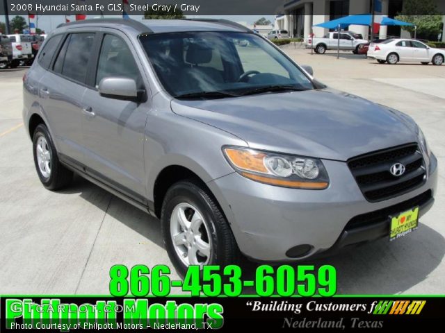2008 Hyundai Santa Fe GLS in Steel Gray
