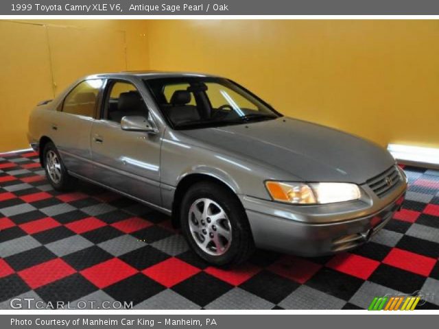 1999 Toyota Camry XLE V6 in Antique Sage Pearl