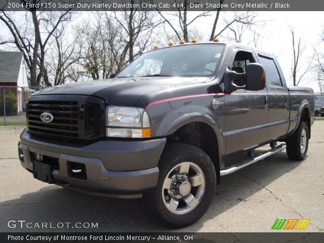 2004 Ford F350 Super Duty Harley Davidson Crew Cab 4x4 in Dark Shadow Grey Metallic