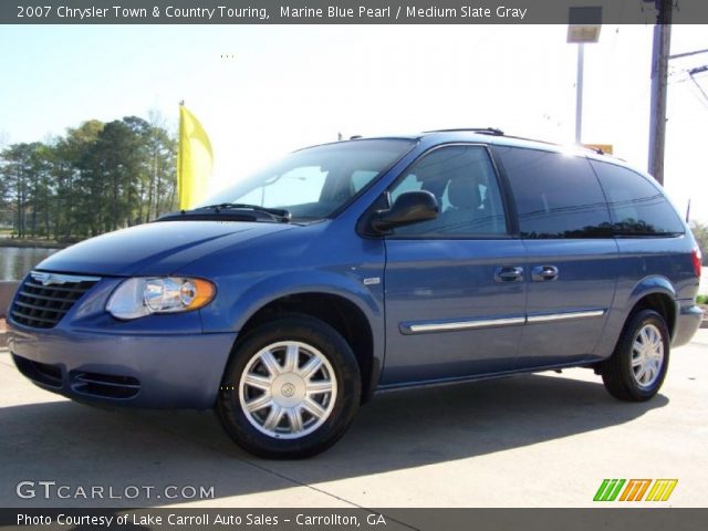 2007 Chrysler Town & Country Touring in Marine Blue Pearl