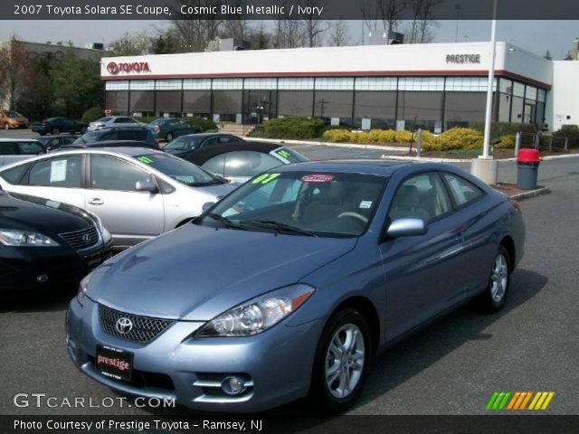 2007 Toyota Solara SE Coupe in Cosmic Blue Metallic