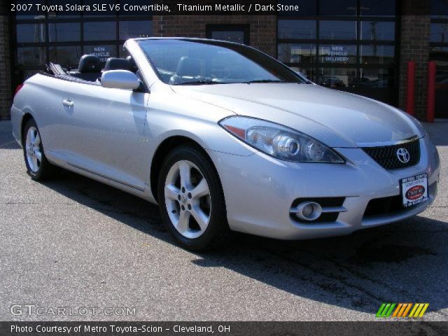 2007 Toyota Solara SLE V6 Convertible in Titanium Metallic