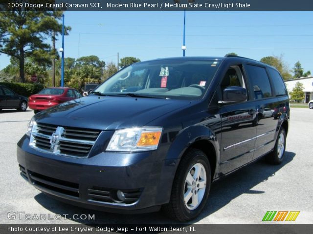 2009 Dodge Grand Caravan SXT in Modern Blue Pearl