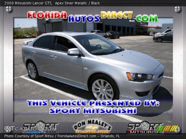 2009 Mitsubishi Lancer GTS in Apex Silver Metallic