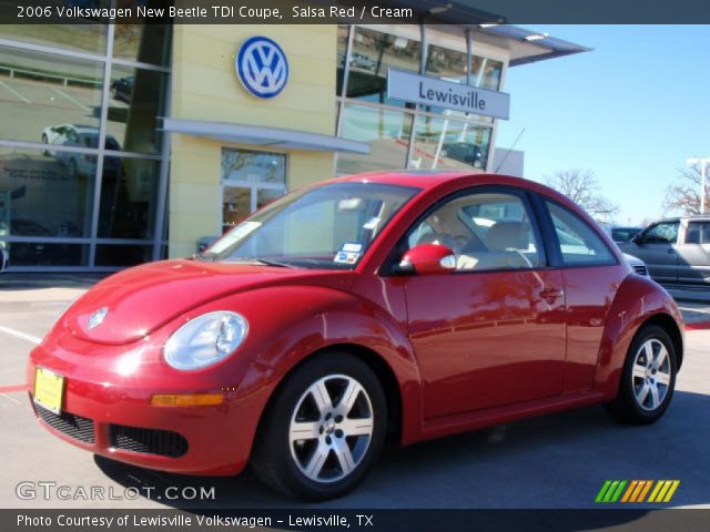 2006 Volkswagen New Beetle TDI Coupe in Salsa Red