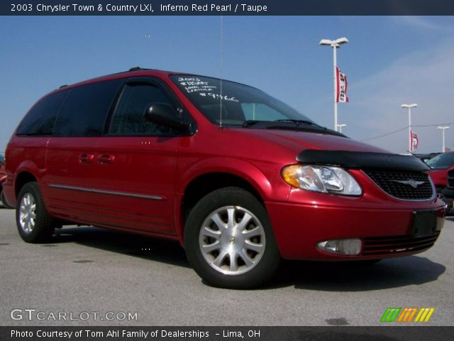 2003 Chrysler Town & Country LXi in Inferno Red Pearl