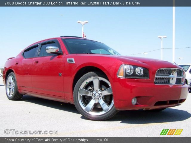 2008 Dodge Charger DUB Edition in Inferno Red Crystal Pearl