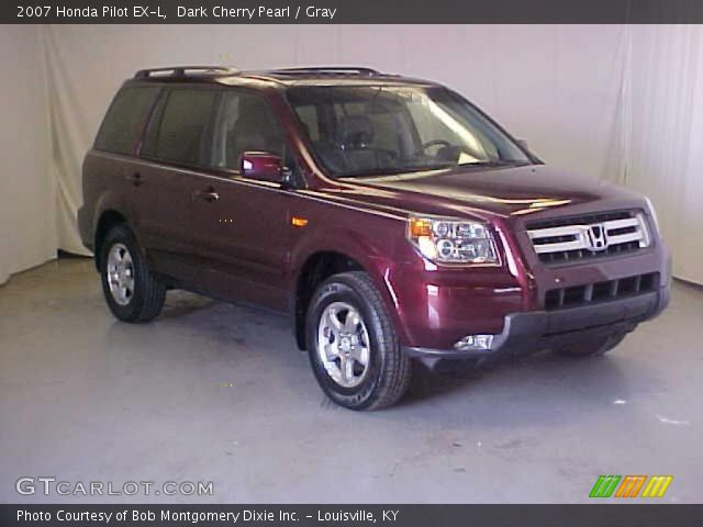 2007 Honda Pilot EX-L in Dark Cherry Pearl