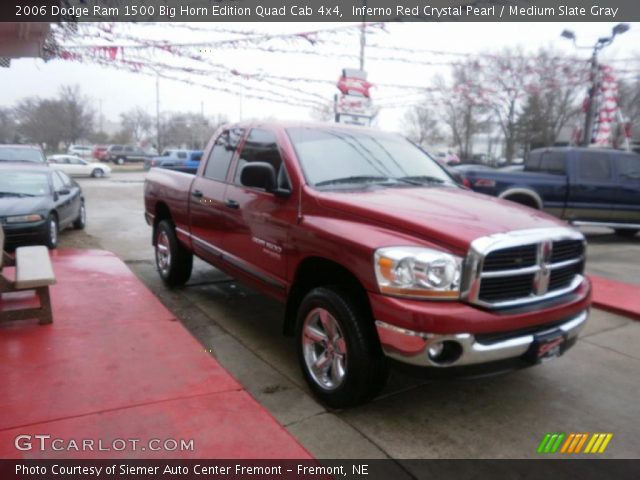 2006 Dodge Ram 1500 Big Horn Edition Quad Cab 4x4 in Inferno Red Crystal Pearl
