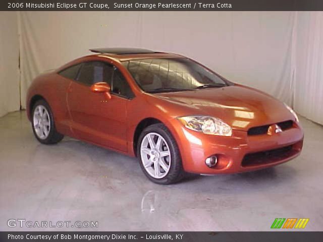 2006 Mitsubishi Eclipse GT Coupe in Sunset Orange Pearlescent