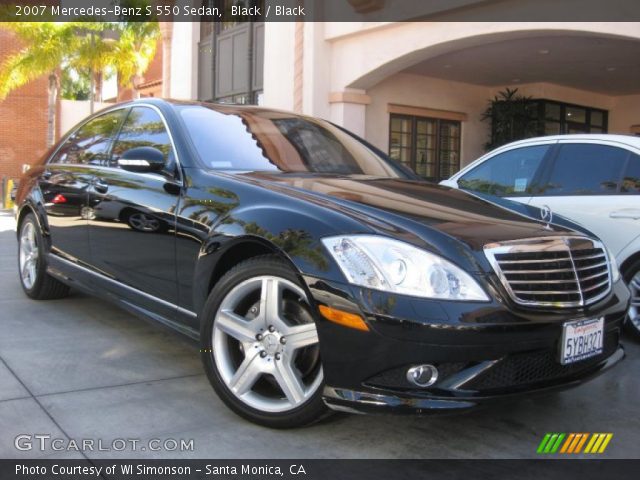 2007 Mercedes-Benz S 550 Sedan in Black